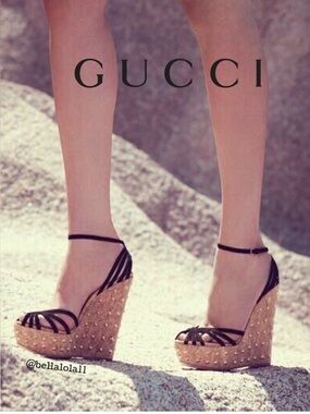 AUTHENTIC GUCCI RESORT COLLECTION WEDGES